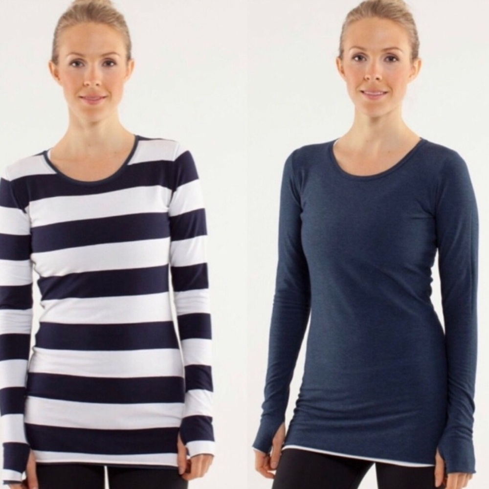Lululemon Reversible Double-Layer Long Sleeve Tee